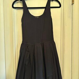 Black Pleated Athletic Dress